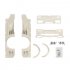Wpl D12 Refit Upgrade  high Railing Accessories For Drift Rc Car R487 Diy Upgrade Model Spare Parts r487w d12 white Wide surround