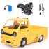 Wpl  New  Product  D12d 1 10 2 4g Off road Climbing Drift Rc  Car Vehicle Models Toys With Large Surrounded   Blow Vent yellow