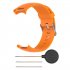 Wrist Band for Garmin Approach S3 GPS Watch Elegant Silicone Watch Strap with Tool Individualized Adjustment orange