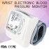 Wrist Digital Blood Pressure Monitor Large LCD Screen Home Medical Care  white