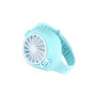 Wrist Type Mini Fan Outdoor Summer Rechargeable USB Pocket Small Fan Watch Fan blue_Fan
