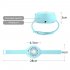 Wrist Type Mini Fan Outdoor Summer Rechargeable USB Pocket Small Fan Watch Fan blue Fan