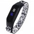 Wrist  Watch Led Waterproof Fashion Touch Sensitive Leopard Print Elastic Bracelet Electronic Digital Watch Light green