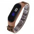 Wrist  Watch Led Waterproof Fashion Touch Sensitive Leopard Print Elastic Bracelet Electronic Digital Watch Light green