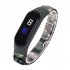 Wrist  Watch Led Waterproof Fashion Touch Sensitive Leopard Print Elastic Bracelet Electronic Digital Watch Black and white