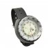 Wristwatch Design Compass Lightweight Portable Waterproof Plastic for Swimming Diving Water Sports Accessory gray