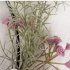 Wrought Iron Garland Simulation Plant Flower Decoration Wedding Crafts Wreath Ornaments pink