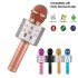 Ws858 Mobile Phone Microphone Wireless Bluetooth Microphone Speaker 800mah Ktv Player Gold