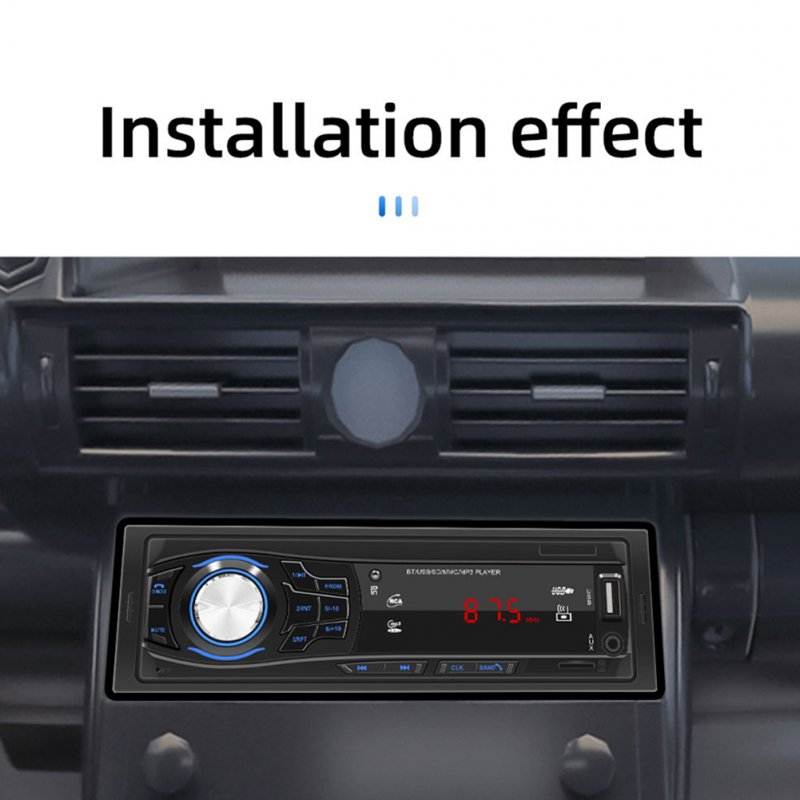 12v Car Multimedia Stereo Bluetooth MP3 Player FM Radio Receiver Steering Wheel 