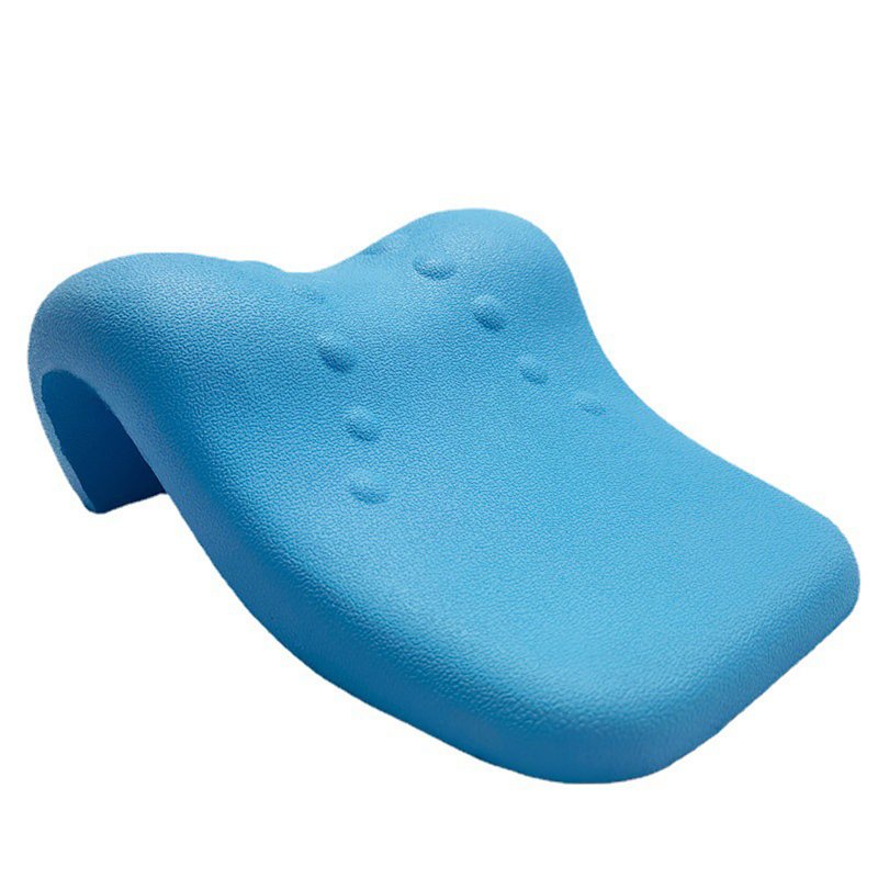 Sponge Neck Pillow Portable Neck Relaxer High Elasticity Ergonomic Curved Design Corrector for Pain Relief 