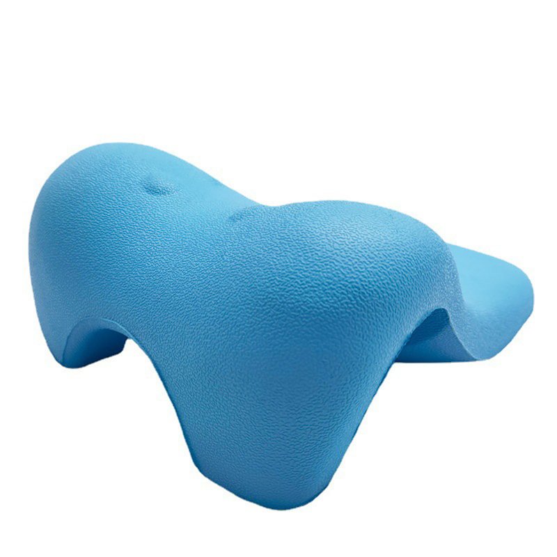 Sponge Neck Pillow Portable Neck Relaxer High Elasticity Ergonomic Curved Design Corrector for Pain Relief 