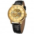 Men Fashion Watch - Gold Shell Gold Surface