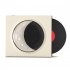 X09 Moon Clock Speaker Hifi Bluetooth Player Vinyl Nostalgia Large Volume Desktop Outdoor Small Audio Moon White