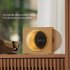 X09 Moon Clock Speaker Hifi Bluetooth Player Vinyl Nostalgia Large Volume Desktop Outdoor Small Audio Moon White
