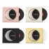 X09 Moon Clock Speaker Hifi Bluetooth Player Vinyl Nostalgia Large Volume Desktop Outdoor Small Audio Moon White