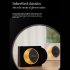 X09 Moon Clock Speaker Hifi Bluetooth Player Vinyl Nostalgia Large Volume Desktop Outdoor Small Audio Moon Rock Black