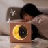 X09 Moon Clock Speaker Hifi Bluetooth Player Vinyl Nostalgia Large Volume Desktop Outdoor Small Audio Cream Yellow
