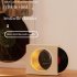 X09 Moon Clock Speaker Hifi Bluetooth Player Vinyl Nostalgia Large Volume Desktop Outdoor Small Audio Cream Yellow