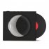 X09 Moon Clock Speaker Hifi Bluetooth Player Vinyl Nostalgia Large Volume Desktop Outdoor Small Audio Cream Yellow