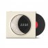 X09 Moon Clock Speaker Hifi Bluetooth Player Vinyl Nostalgia Large Volume Desktop Outdoor Small Audio Cream Yellow