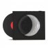 X09 Moon Clock Speaker Hifi Bluetooth Player Vinyl Nostalgia Large Volume Desktop Outdoor Small Audio Cream Yellow
