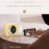 X09 Moon Clock Speaker Hifi Bluetooth Player Vinyl Nostalgia Large Volume Desktop Outdoor Small Audio Cream Yellow