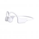 X1 Bone Conduction Earphone Wireless Sports Headset Ultra Light Headset Sport Earbuds Waterproof Earphone For Swimming Running White