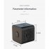 X1 Square 1080P HD IP Camera Wireless Wifi Night Vision Motion Detection Security Camcorder Black