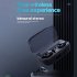 X10 Wireless Earbuds In Ear Stereo Headphones With Power Display Transparent Charging Case Noise Canceling Earphones black