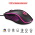 X100 Wired Optical Mouse Colorful Luminous 1200 1800 2400 3600dpi Adjustable E sports Office Mouse