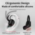 X10pro Bluetooth compatible 5 1 Headset Digital Display Hanging Ear Earbuds Stereo In ear Business Sports Earphones black