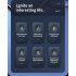 X10pro Bluetooth compatible 5 1 Headset Digital Display Hanging Ear Earbuds Stereo In ear Business Sports Earphones black