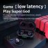 X10pro Bluetooth compatible 5 1 Headset Digital Display Hanging Ear Earbuds Stereo In ear Business Sports Earphones black