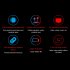 X12 Plus 7 Inch Video Game Console 16gb Memory 2500mah Rechargeable Battery Nostalgic Game Console Blue Red