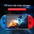 X12 Plus 7 Inch Video Game Console 16gb Memory 2500mah Rechargeable Battery Nostalgic Game Console Blue Red