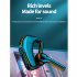 X13 Wireless Handsfree Headset Earpiece With Noise Canceling Mic LED Battery Display For Laptop Trucker Driver blue