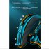 X13 Wireless Handsfree Headset Earpiece With Noise Canceling Mic LED Battery Display For Laptop Trucker Driver red