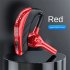 X13 Wireless Handsfree Headset Earpiece With Noise Canceling Mic LED Battery Display For Laptop Trucker Driver red