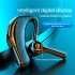 X13 Wireless Handsfree Headset Earpiece With Noise Canceling Mic LED Battery Display For Laptop Trucker Driver red