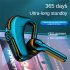 X13 Wireless Handsfree Headset Earpiece With Noise Canceling Mic LED Battery Display For Laptop Trucker Driver red