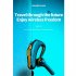 X13 Wireless Handsfree Headset Earpiece With Noise Canceling Mic LED Battery Display For Laptop Trucker Driver black