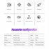 X15 Bluetooth Mouse Rechargeable Usb Mute Wifi Wireless Mouse For Pc Gamer Tablet Laptops White