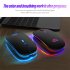 X15 Bluetooth Mouse Rechargeable Usb Mute Wifi Wireless Mouse For Pc Gamer Tablet Laptops White