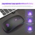 X15 Bluetooth Mouse Rechargeable Usb Mute Wifi Wireless Mouse For Pc Gamer Tablet Laptops black