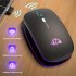 X15 Bluetooth Mouse Rechargeable Usb Mute Wifi Wireless Mouse For Pc Gamer Tablet Laptops White