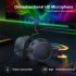 X15 Pro Onikuma Rgb Headphones with HD Flexible Mic 3 5mm Gaming Earphones for Xbox Ps5 Ps4 Switch Black