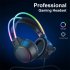 X15 Pro Onikuma Rgb Headphones with HD Flexible Mic 3 5mm Gaming Earphones for Xbox Ps5 Ps4 Switch Black
