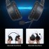 X15 Pro Onikuma Rgb Headphones with HD Flexible Mic 3 5mm Gaming Earphones for Xbox Ps5 Ps4 Switch Black