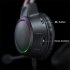 X15 Pro Onikuma Rgb Headphones with HD Flexible Mic 3 5mm Gaming Earphones for Xbox Ps5 Ps4 Switch Black