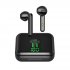 X15 TWS Bluetooth Headphone Wireless Earphone LED Display Bluetooth 5 0 Sport Headset Earbuds Airbud black